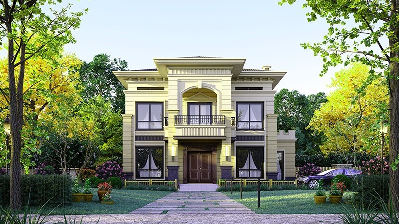 乌海中式合院住宅，开放庭院与邻里乡亲更亲近